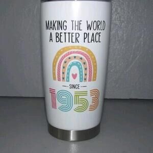1953 Birthday Gifts Tumbler 20 oz Stainless Steel Vacuum Insulated Tumblers